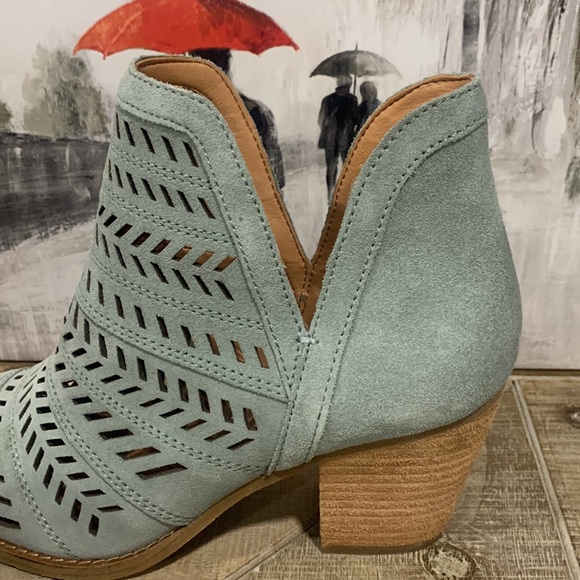 Frye Allister Leather Bootie Pale Jade 7 - Picture 13 of 16